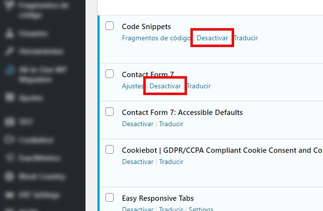 Cómo no permitir desactivar plugins