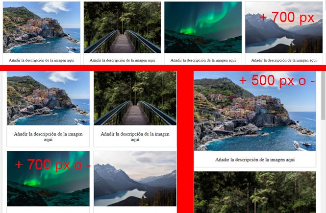 Resultado de cómo crear una galería de imágenes responsive