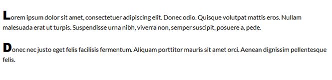 Capitalizar o destacar la primera letra de un texto