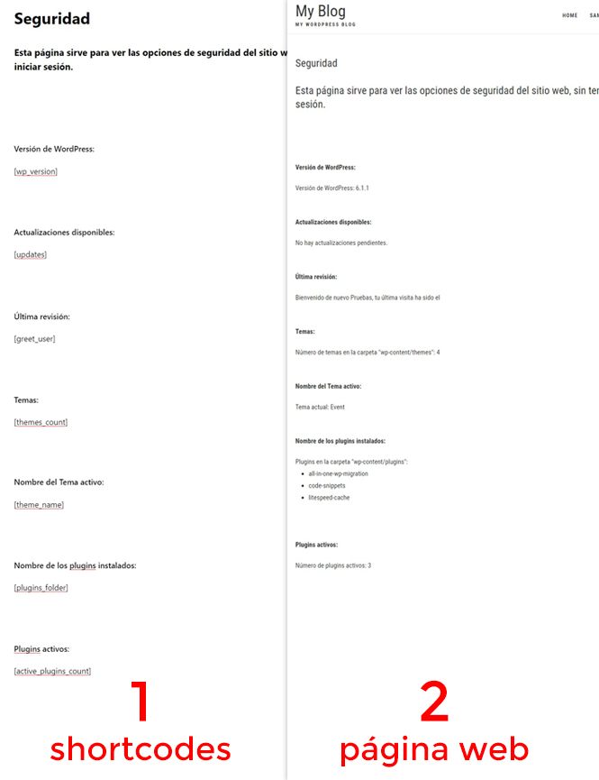 Shortcode que muestre la versión de WordPress que hay instalada (y mucho más)